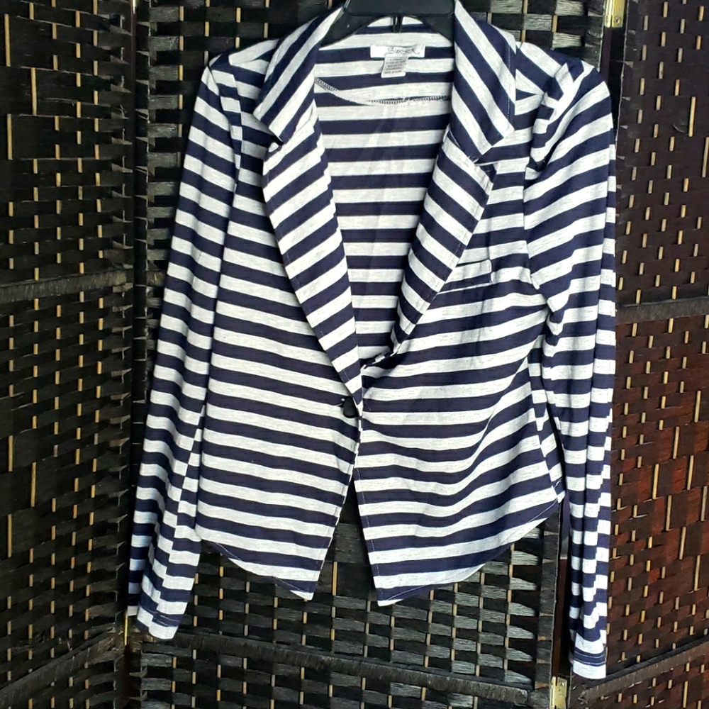 Swoon Stripped Blazer SZ: M